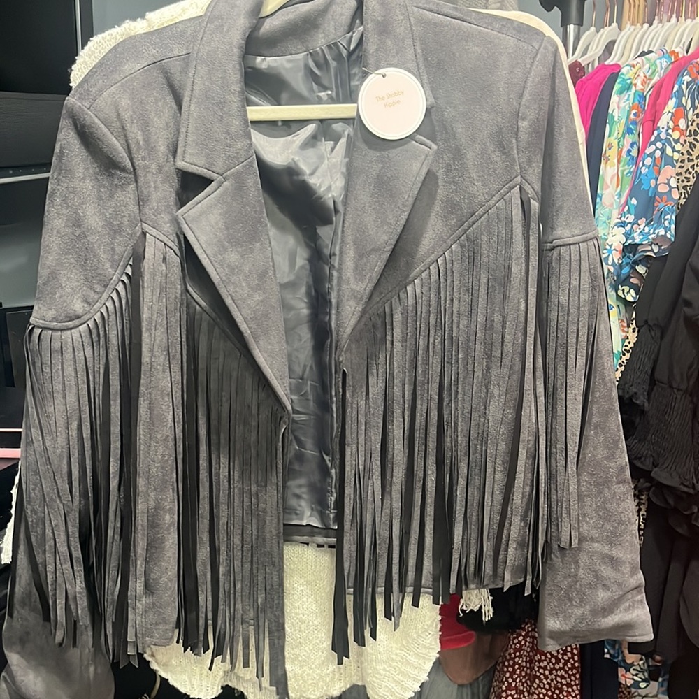 Tazzled Dark Grey Jacket - Picture 4 of 5